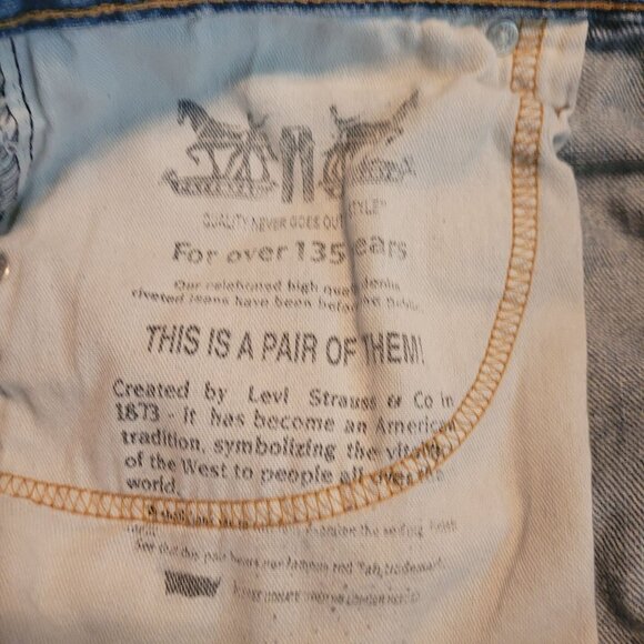 Vtg Levi's Jeans Size 34x32 Measures 34x31 Loose Straight 569 Y2K Streetwear - Picture 5 of 10